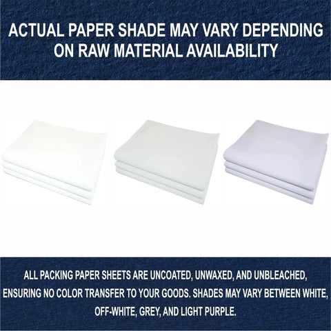 Various shades of Newsprint Packing Paper Bulk 320 Sheets 27x17 Inches 10 Lb for Moving and Cushioning
