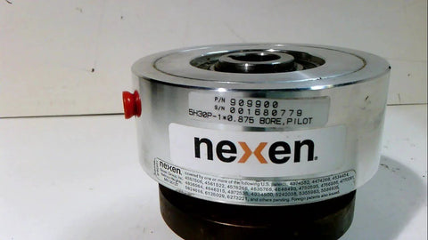 Nexen 909900 5H30P Pilot Mount Tooth Clutch, Air Engaged with 0.875 in bore visible from side