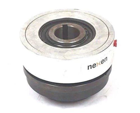 Nexen 912500 5H50PSP Single Position Tooth Clutch, Air Engaged, side view of metal component with bore and mounting features.