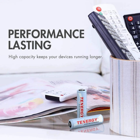 Rechargeable NiMH AA And AAA Batteries Kit 12 AA 2500mAh 12 AAA 1000mAh with remotes and magazines