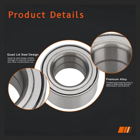 Close-up of Front Wheel Hub Bearing Drop In Replacement OEM Grade For Nissan Maxima 2000 2008 Altima 2002 2006 X Trail 2005 2006 Inf...