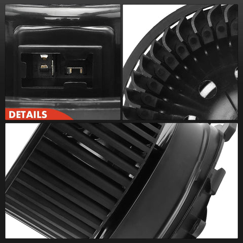Close-up of HVAC Heater Blower Motor And Resistor Assembly A-Premium For Nissan Rogue 2008-2013, Rogue Select 2014-2015