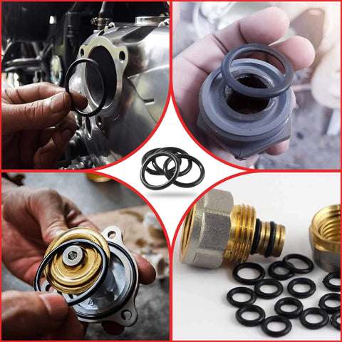 400 Piece O Ring Kit With 25 Sizes For Automotive, Plumbing, And General Repairs, Nitrile Rubber Seals For Leak-Proof Use in Various Applications