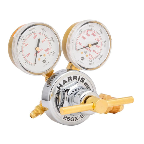 Nitrogen Purging Regulator For HVAC And Blanketing With CGA 580 Connection 25GX Model For AR HE N2 Single Stage Budget Friendly Pro Grade Performance For Testing And Gas Blanketing Harris