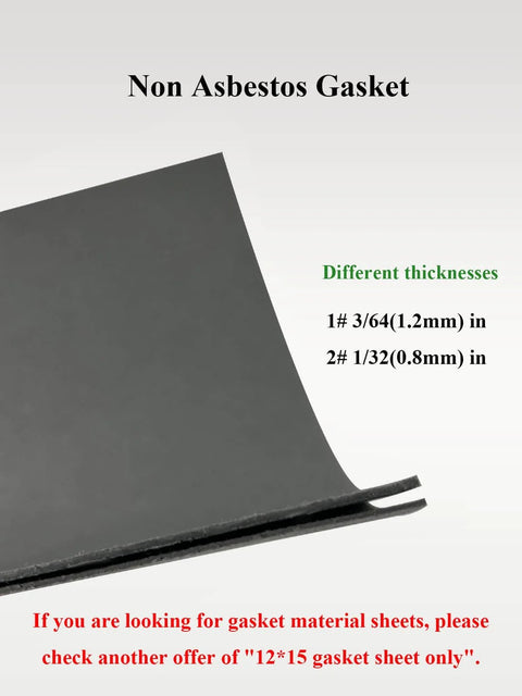 Non Asbestos Gasket Material And RTV Gasket Maker Silicone Sealant Kit 3 Oz For Waterproof Gasketing On Uneven Surfaces
