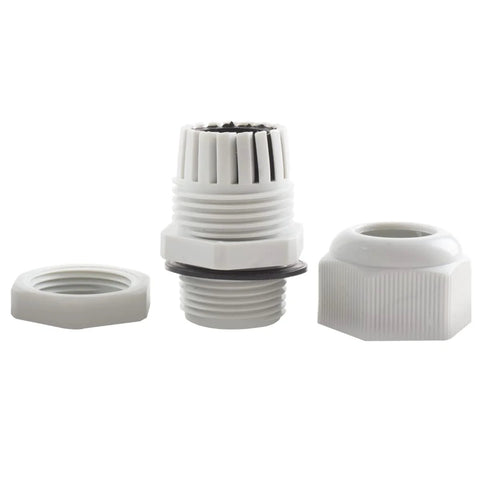 15 Pack Three Quarter Inch NPT Cable Gland Connectors Waterproof IP68 Nylon PA66 Strain Relief Glands With Gaskets