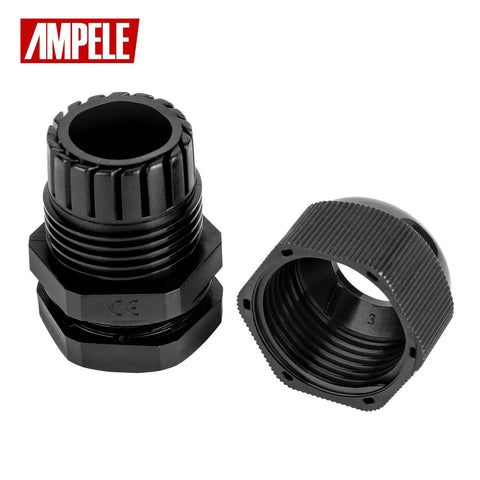 20 Pack Three Quarter Inch NPT Cable Glands Waterproof Adjustable Nylon Glands With Gaskets for Electrical Enclosures
