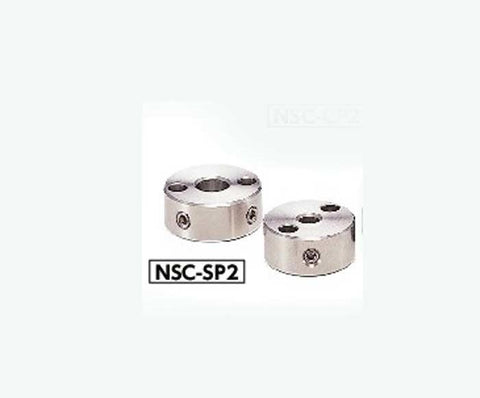 NSC-4-6-SP2 NBK Steel Set Collar with Installation Hole - Set Screw Type - NBK - One Collar Made in Japan - VXB Ball Bearings