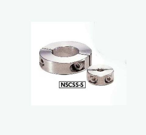 NSCSS-10-15-S NBK Set Collar Split type Stainless Steel One Collar Made in Japan - VXB Ball Bearings