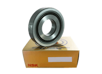25TAC62BSUC10PN7B NSK Metric Ball Screw Support Bearing Single Open Type on box showing front view.