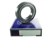 6203ZZC3 NSK 6200 Series single-row deep groove ball bearing on box, delivers smooth rotation, low friction, high load capacity