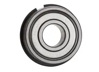 NSK 6205ZZNR 6200 Series Single Row Deep Groove Ball Bearing Shielded Radial Bearing for Industrial Machinery, side view