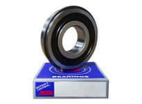 NSK 6305DDUNR 6300 Series Single Row Deep Groove Ball Bearing with Double Shielding displayed on a branded box