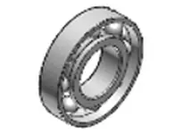 NTN 7200 Small Size Ball Bearing Standard, 10x30x9 mm, showing smooth rotation for compact machinery