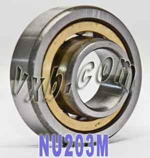 NU203M Cylindrical Roller Bearing 17x40x12 Cylindrical Bearings - VXB Ball Bearings