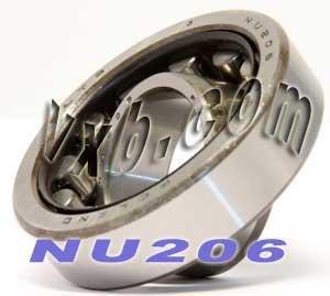 NU206 Cylindrical Roller Bearing 30x62x16 Cylindrical Bearings - VXB Ball Bearings