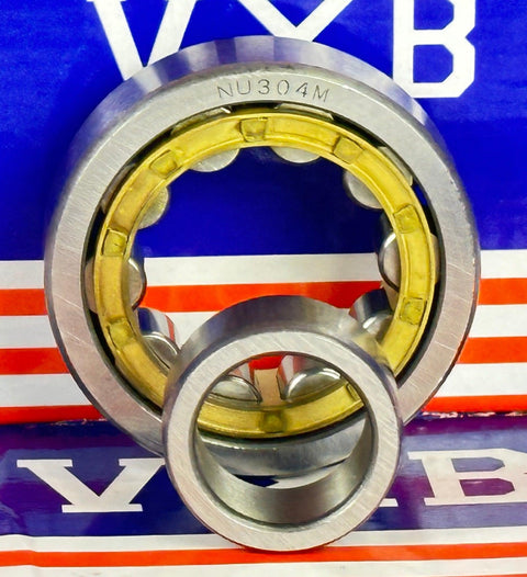 NU304M Cylindrical Roller Bearing 20x52x15 Cylindrical Bearings - VXB Ball Bearings