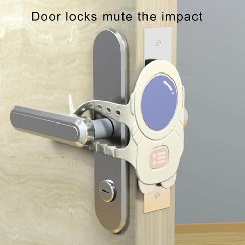 Thick Quiet Door Stopper Cushion With Anti Collision Slamming Silencers Soft Buffer Shock Absorbers For Nursery Rooms installed on door handle