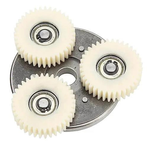 Electric Motor Gear Clutch Kit, High-Torque Planetary Gear Replacement, 36T Nylon Construction with steel clutch components.