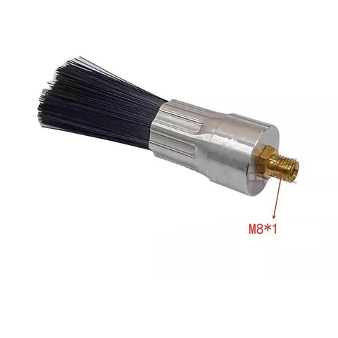 Lubricating Round Oil Brush For Chains And Guideways with M8 Thread, Nylon Bristles, Durable Body, Automatic Oiling Tool for Machinery