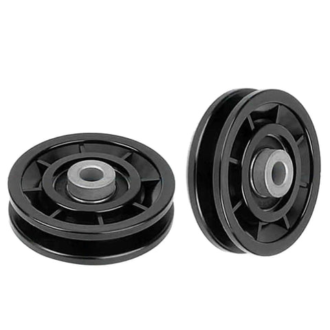 Nylon Round Rope Pulley For Fitness Equipment And Cable Machines Replacement Roller Low Friction Waterproof PA Pulley Reduces Vibration