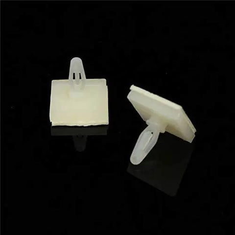 100 Piece Nylon PCB Spacers Set With Sticky Adhesive Base And Locking Snap In Posts Insulated Reverse Mount Standoffs For PC Boards