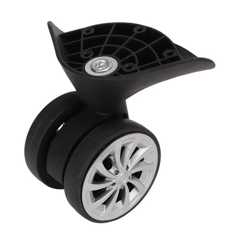 1 Pair Luggage Suitcase Replacement Nylon Casters Wheels For Trolley Travel Durable Lightweight Heat And Moisture Resistant