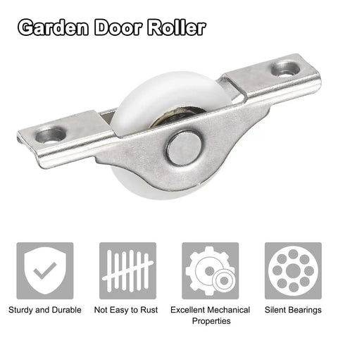 5-Pack Screen Door Rollers 30mm 1.18 Inch Diameter Nylon Pulley Wheels for sliding doors, durable iron and nylon