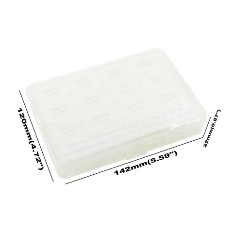 Nylon Round Spacers Kit for M4 Screws Unthreaded Standoffs White 6.3mm Outer Diameter 4.2mm Inner Diameter 240 Pcs DIY storage box