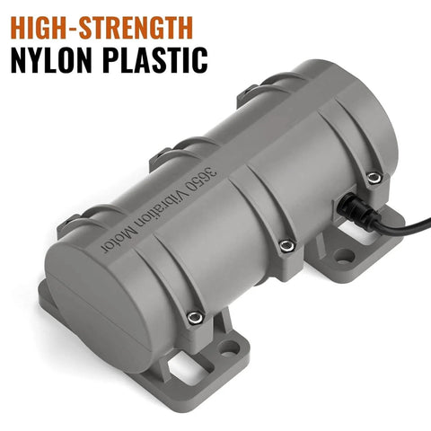 3800RPM Electric Motor, Vibration Motor, DC 12V Vibrating Motor 10W Carbon Brush Motor, nylon housing, mounted view
