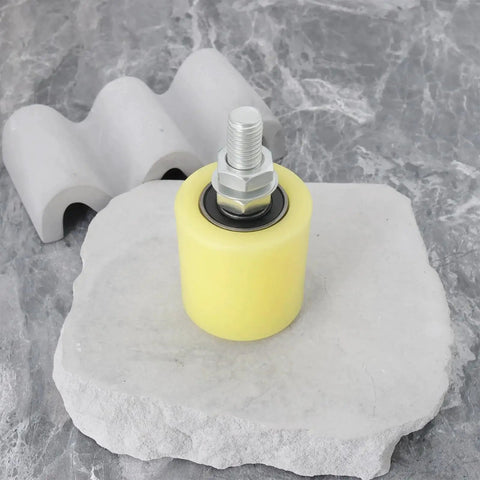 4 Pcs Nylon Slide Gate Guide Rollers With 6201 Bearing For Electric And Sliding Doors Adjustable 48mm Wheel Diameter
