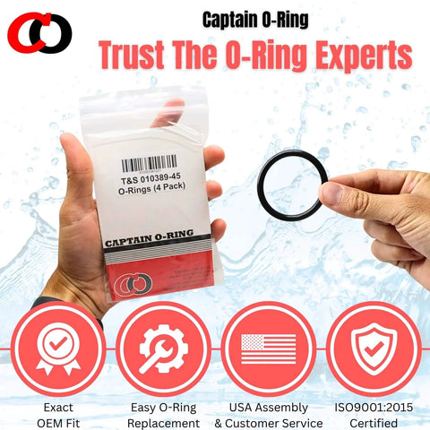 Replacement Plunger O Rings For Three Tier Sink Drains Easy Install Fits 3 Inch And Three Point Five Inch Twist Waste Valves, four pack in package