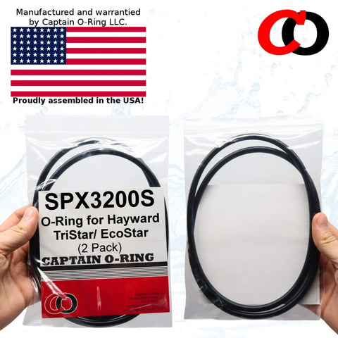 Replacement O Ring SPX3200S Strainer Cover Seal for Hayward TriStar EcoStar Pool Pumps, 2-pack gaskets in packaging