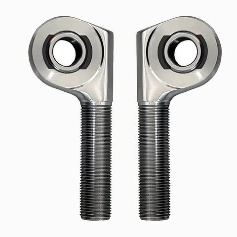 Offset Heim Joint Rod End with 3/4 Bore and 7/8-14 Shank displayed front view, heavy-duty steel construction.