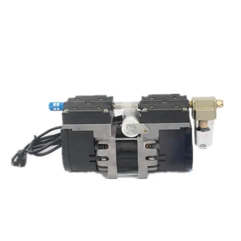 Front view of Oil Free 24L Lab Diaphragm Vacuum Pump Quiet Mute For Lab Use 100W 110V Includes Air Filter Not Suitable For Corrosive Gases