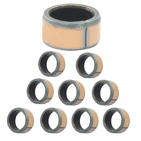 Oil Free Sleeve Bearings 10 Pcs 6mm Bore 8mm OD 4mm Length Plain Bearings for engineering machinery and automotive
