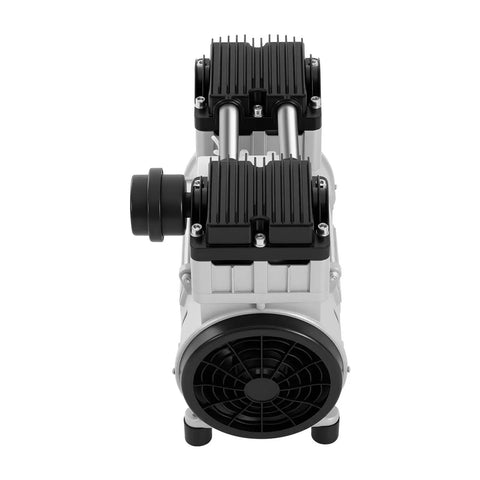 Front view of Oil Free 1100W Vacuum Pump With 7CFM Output And 8 Bar Pressure For Lab Chemistry, Food Processing Or Packaging Quiet Oilless Diaphragm Pump