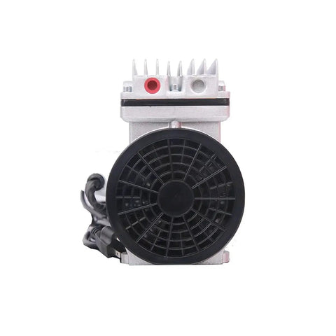 Front view of Oil Free 6 CFM Vacuum Pump 110V 780W Quiet High Vacuum Piston Compressor
