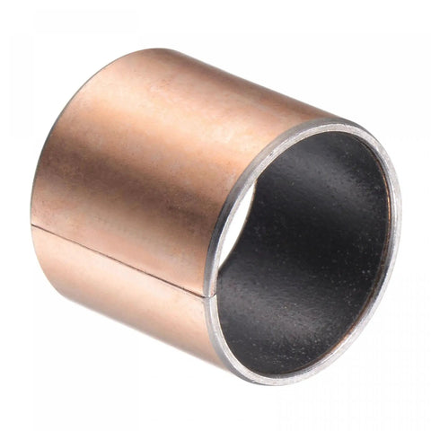 24mm Bore Sleeve Bearing 27mm Outside Diameter 30mm Length Oilless Bronze Sintered Coated Bushing for low friction machinery