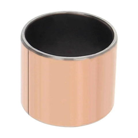 Oilless Bushing Sleeve Bearing 1.25 Inch Bore 1.40 Inch OD 1.17 Inch Length Self Lubricating Maintenance Free Carbon Steel