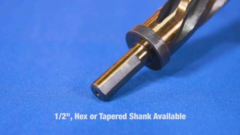 Pro Grade One Inch Bridge Reamer For Construction And Hole Alignment With Half Inch Shank DWR Series Heavy Duty Tool