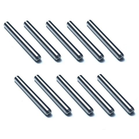 One Quarter Inch Dowel Pins 10 Pack For Furniture And Woodworking, Precision Ground Alloy Steel, Two Inch Length, Shelf Pins For Bunk Beds And Cabinets
