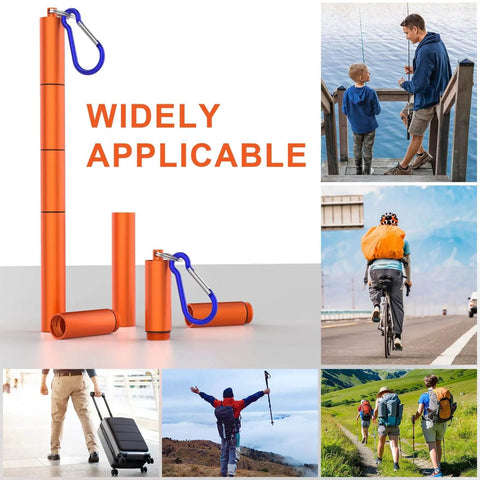 3 Pcs Electrode Rod Storage Tube, Ybenlld Welding Rod Holder, Portable Aluminum Welding Rod Container, orange with travel images