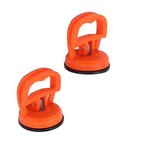 Two Pack Suction Cup Lifter Set For Glass Tiles And Mirrors, Heavy Duty Vacuum Lifter With Easy Clamp Handles, 2.6x2.2 Inch Gripping Cups