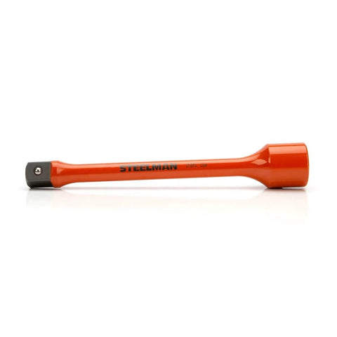 3/4-inch Drive, 175 ft-lb Torque Limiting Impact Extension, orange tool, side view, bar flexes to absorb excessive torque, calibration-free
