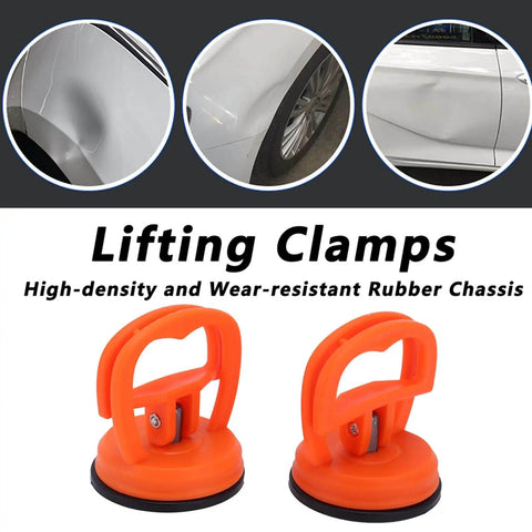 Two Pack Glass Vacuum Suction Cups Lifter Dent Puller Tool For Easy Glass Handling On Glass Surfaces Floors Tiles And Car Shells