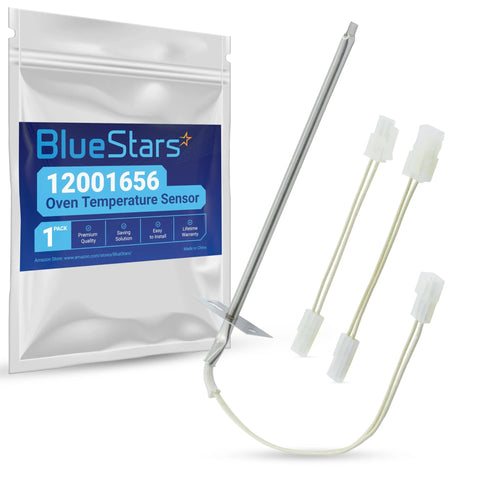 BlueStars 12001656 Oven Temperature Sensor kit, 1 pack with wiring harness for Whirlpool/Kenmore ovens.