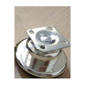 100-Pack 2.5" Flat Metal Caster Wheel - Chrome plating