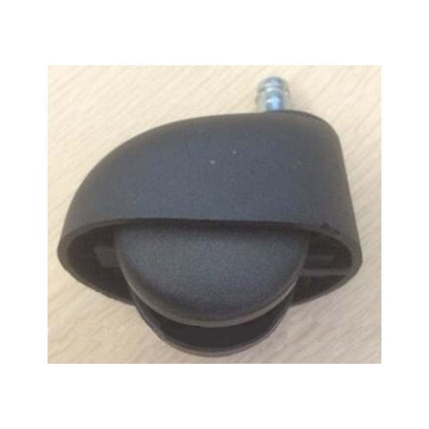 100-Pack Covered Black 2" twin wheel Caster