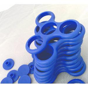 100-Pack Fidget Hand Spinner Blue Frame - 2 Caps